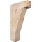 Ekena Millwork Traditional Craftsman Smooth Bracket, Douglas Fir, 5 1/2"W x 20"D x 32"H BKT06X20X32TRA04SDF - alternate 1